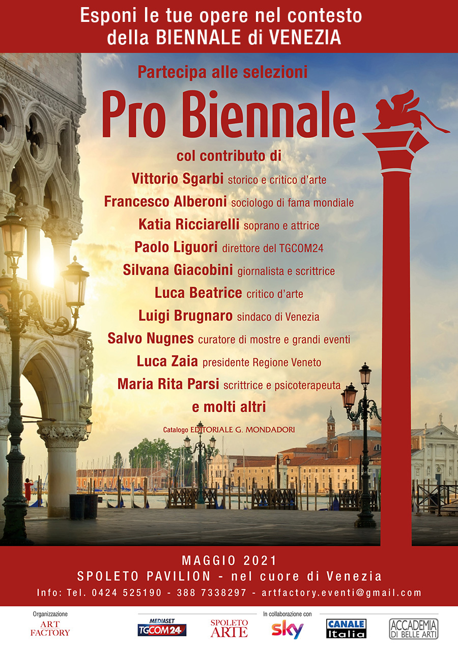 Pro Biennale 2021: artisti da diversi Paesi a Venezia con Sgarbi e tanti altri