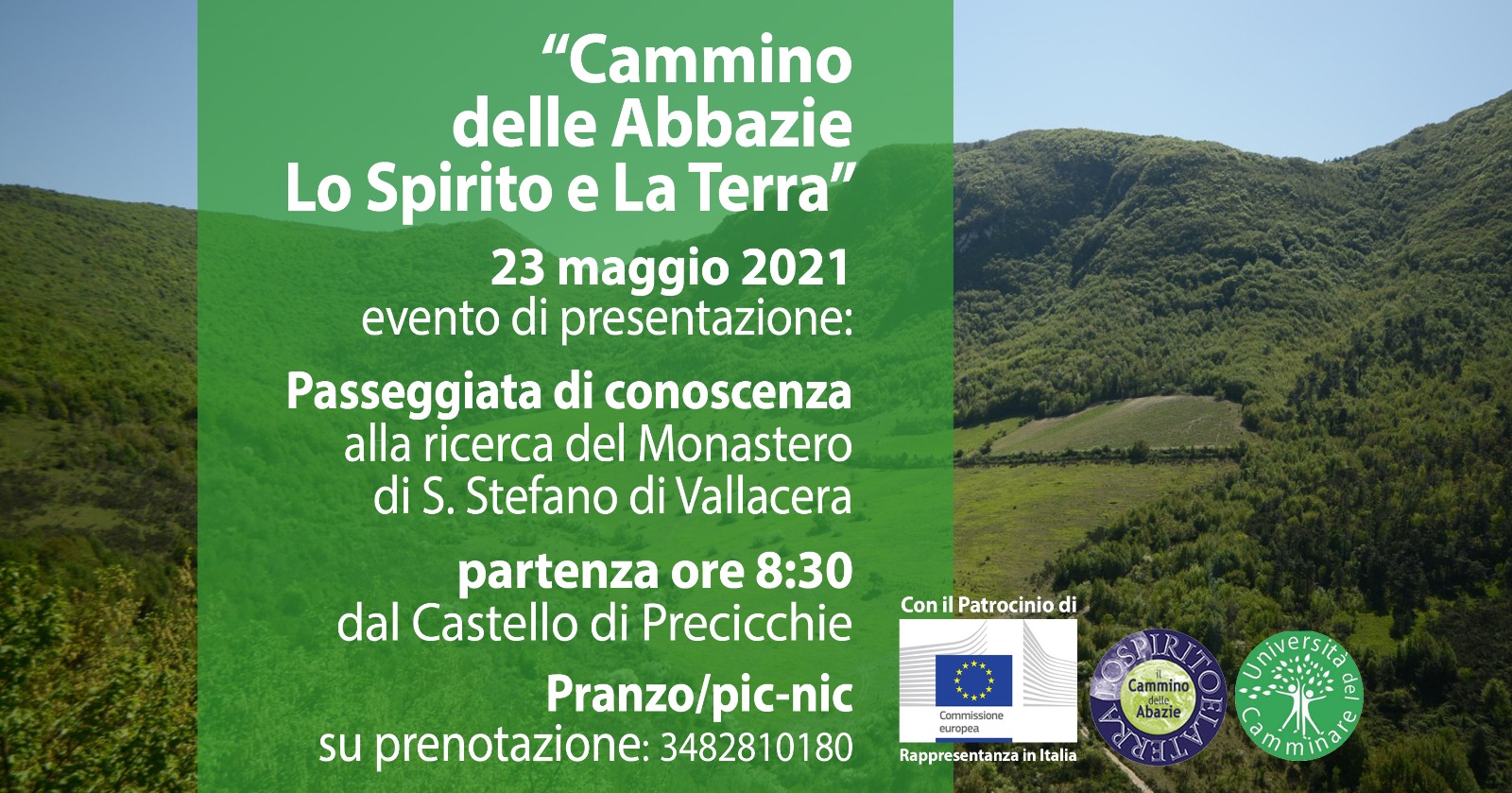 Lancio e Presentazione de Il Cammino delle Abbazie Lo Spirito e La Terra”