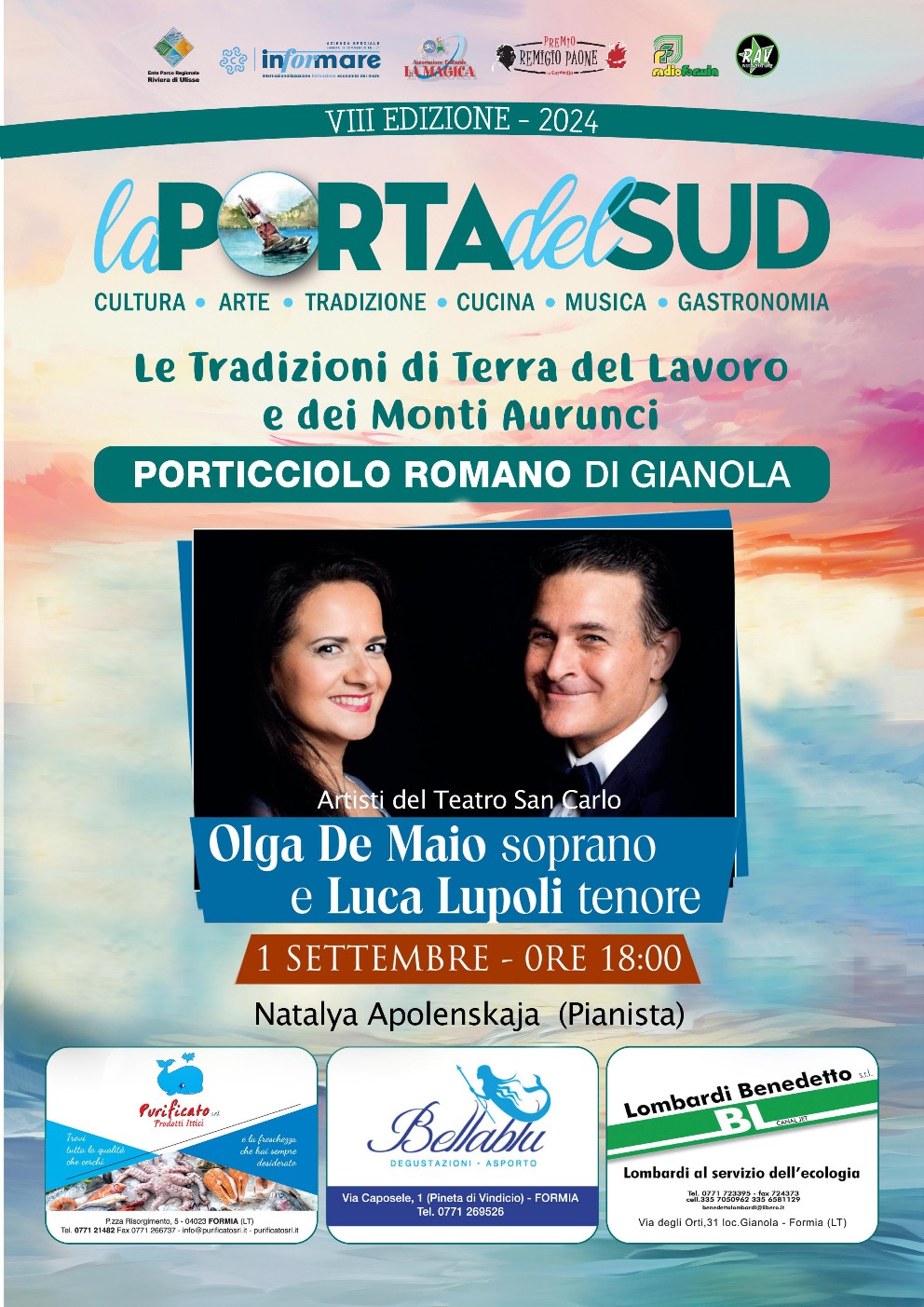 Belcanto al tramonto nel Parco Riviera di Ulisse