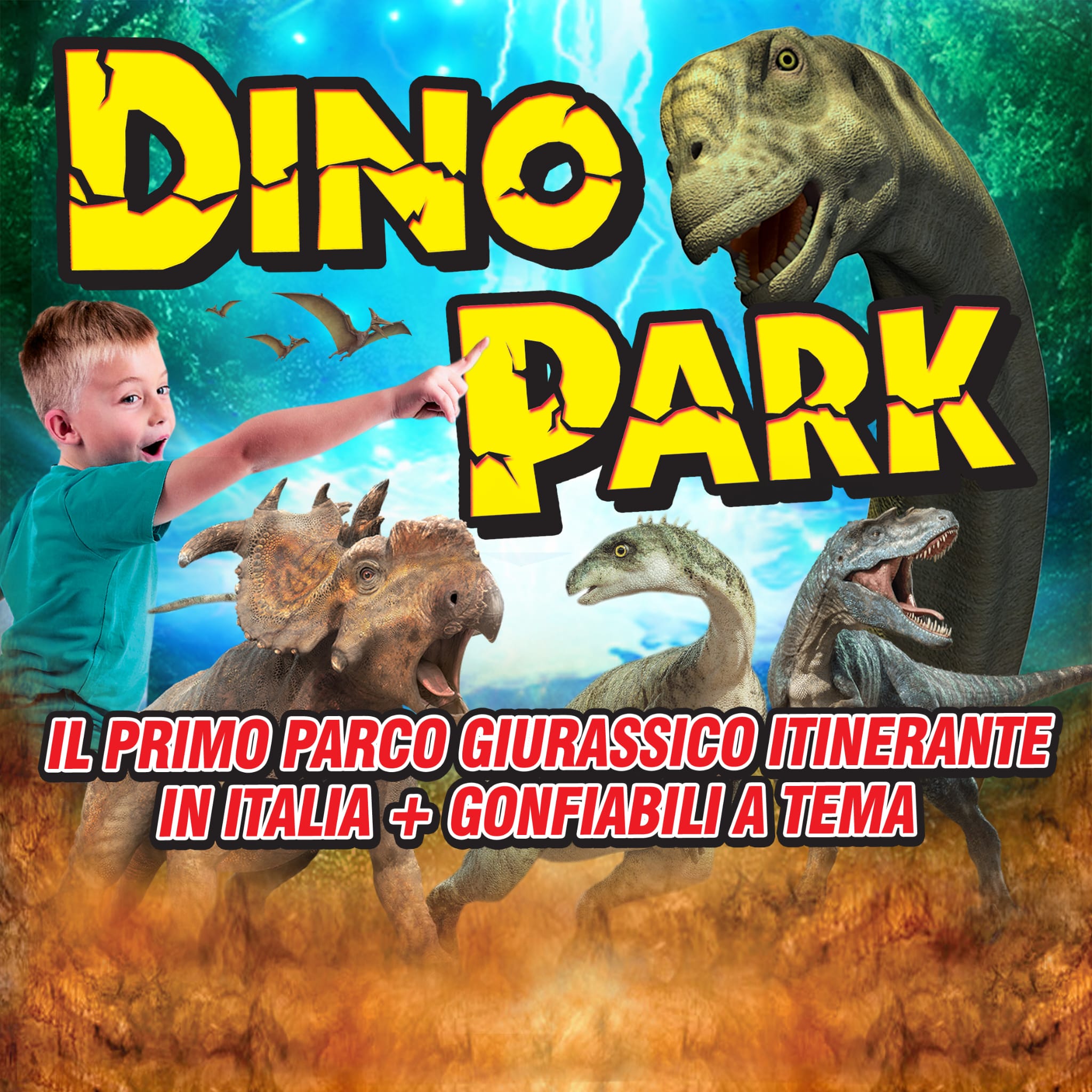 Se i dinosauri tornassero sulla terra? A Roma il primo parco giurassico itinerante con i giganti della preistoria Dino Park. Tante curiosità e un viaggio nel tempo in 3D