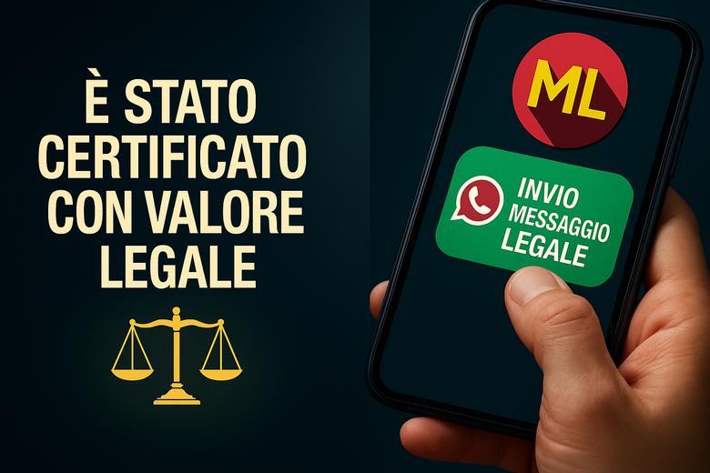 Nasce l’APP “Messaggi Legali”: la nuova frontiera delle comunicazioni a valore legale su WhatsApp