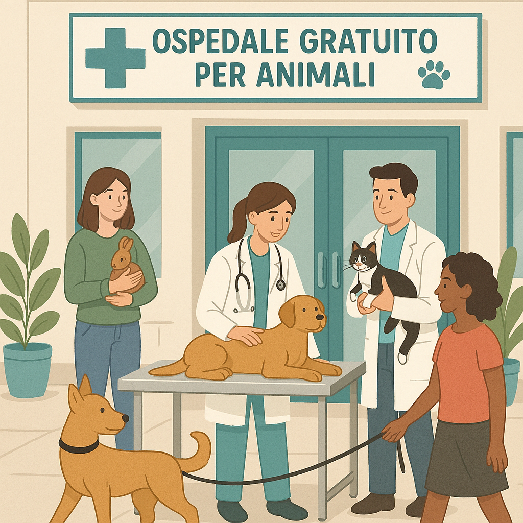 La Guardia Nazionale Ambientale propone ospedali veterinari gratuiti almeno uno in ogni provincia: un diritto per chi ha basso ISEE