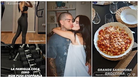 Giulia De Lellis e Tony Effe, il pranzo di gnocchi che raffredda le voci di crisi