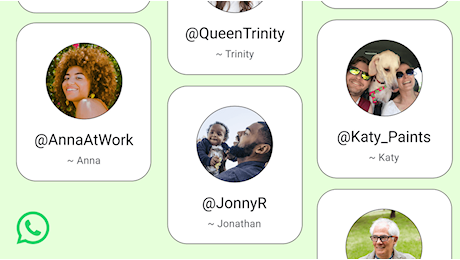 WhatsApp, arrivano gli username: come prenotare subito il proprio nome utente