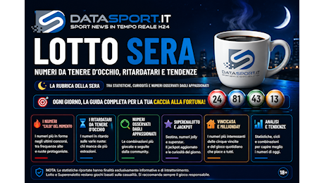 Lotto e Superenalotto, i numeri vincenti dell'8 ottobre