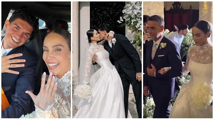 Paola di Benedetto e Raoul Bellanova sposi: la location romantica, l'abito principesco dei lei e l'emozione di lui. ​«Marito e moglie» - Corriere Adriatico