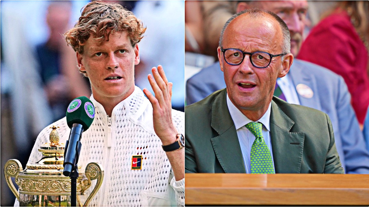 Wimbledon, il cancelliere tedesco Merz si è congratulato con Sinner. Per il governo italiano era presente Abodi