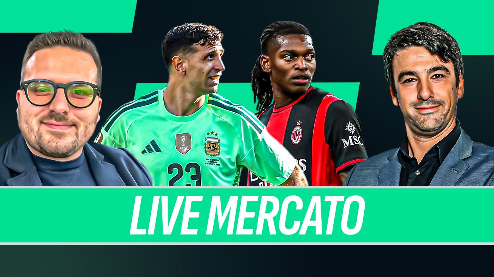 LIVE MERCATO: DALLE 18 SUL NOSTRO CANALE YOUTUBE