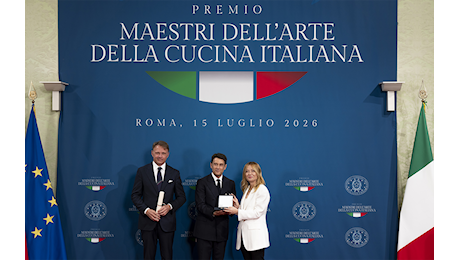Cerimonia di conferimento del Premio Maestro dell'arte della cucina italiana