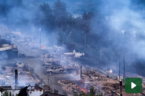 Norvegia: gigantesco rogo fuori controllo, centinaia di evacuati. VIDEO