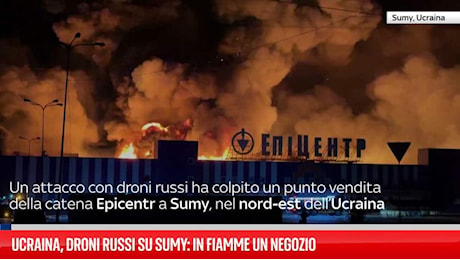 Raid russi su Zaporizhzhia e Sumy, vittime e incendi nei centri abitati