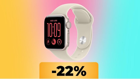 Apple Watch SE 3 a 219 euro su Amazon, il prezzo non è mai stato così basso