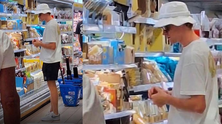 Impossibile camuffarsi: ecco Sinner in vacanza che fa la spesa in un supermercato a Palau - La Gazzetta dello Sport
