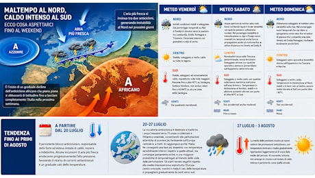 Tempeste di grandine e forti temporali in arrivo, ecco dove e quando: la mappa delle zone a rischio