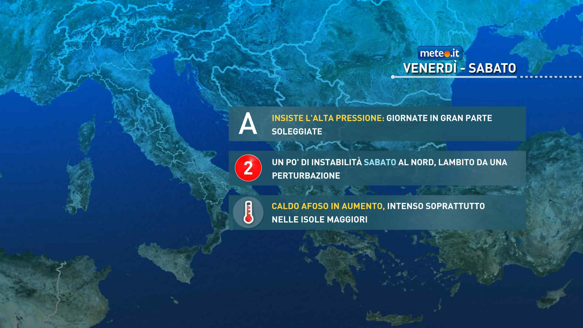 Meteo, prosegue l'ondata di caldo: afa in aumento ma anche temporali