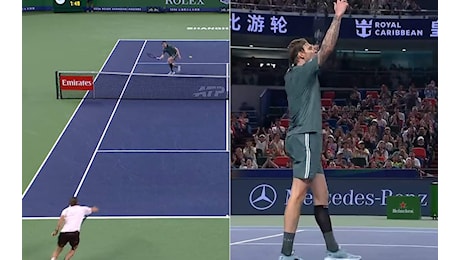 Zverev numero 1 del mondo: vince a Shanghai ma la caviglia preoccupa