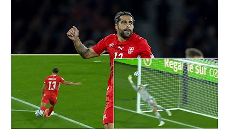 Scozia-Svizzera, la punizione di Ricardo Rodriguez indirizza la sfida di Glasgow