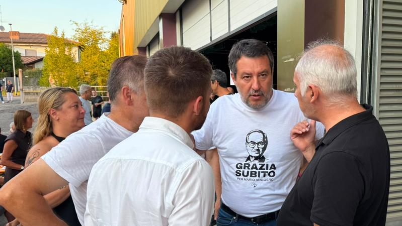 Matteo Salvini alla festa della Lega di Adro: «Sulla Corda Molle possiamo fare di più se Brescia ci aiuta»