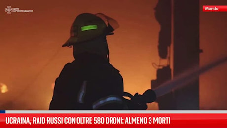 Raid russo su Kirovohrad, oltre 580 droni e tre vittime: Kiev segnala radarciechi"