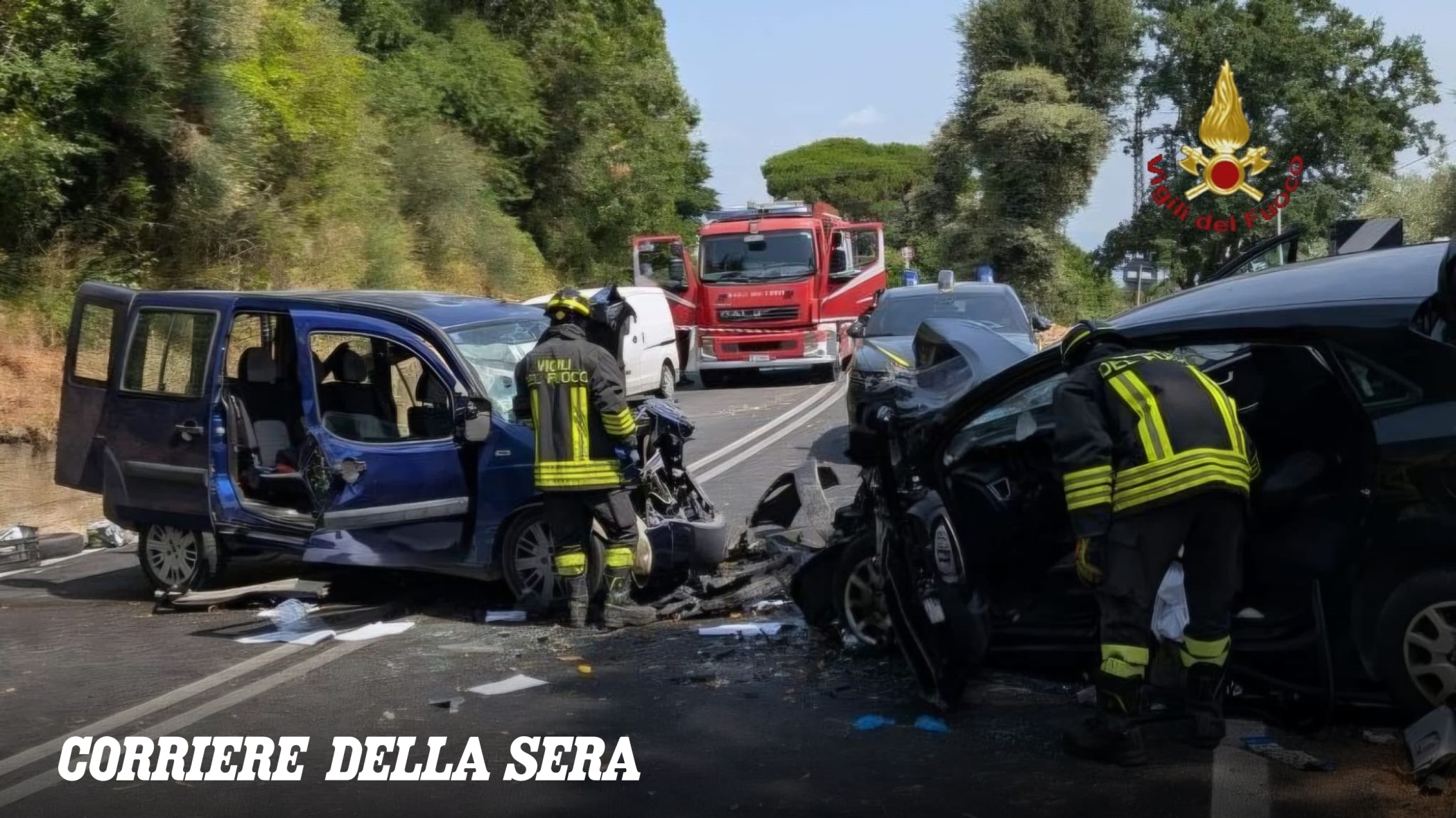 Incidenti stradali, schianto in via Appia vicino a Velletri: un morto e due feriti
