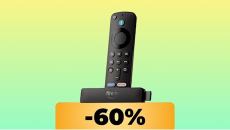 Amazon Fire TV Stick in offerta: il modello HD crolla a 25,99 euro
