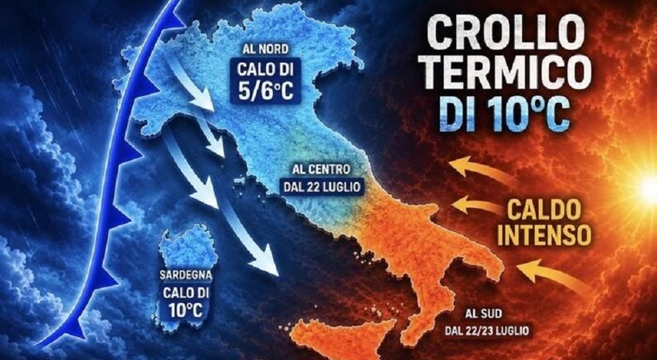 Meteo, stop al caldo record: da martedì 21 luglio arriva la svolta, allarme grandine al Nord