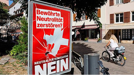 Referendum Svizzera, bocciata l'iniziativa sulla neutralità: il no al 71%