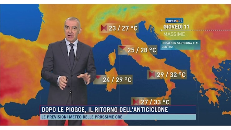 Morning news: Dopo le piogge, il ritorno dell'anticiclone Video - Mediaset Infinity