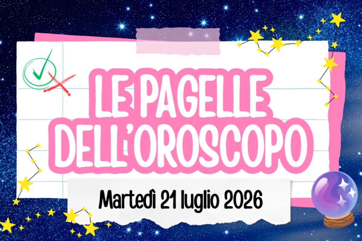 Oroscopo del 21 luglio: pagelle, voti e consigli per i segni!