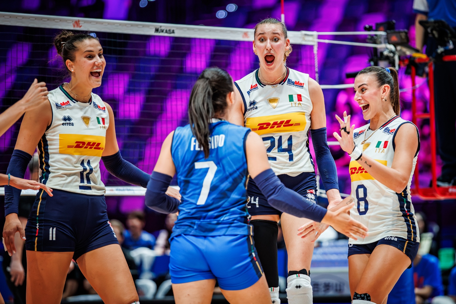 VNL: l’Italia non si ferma, superato il Belgio 3-0