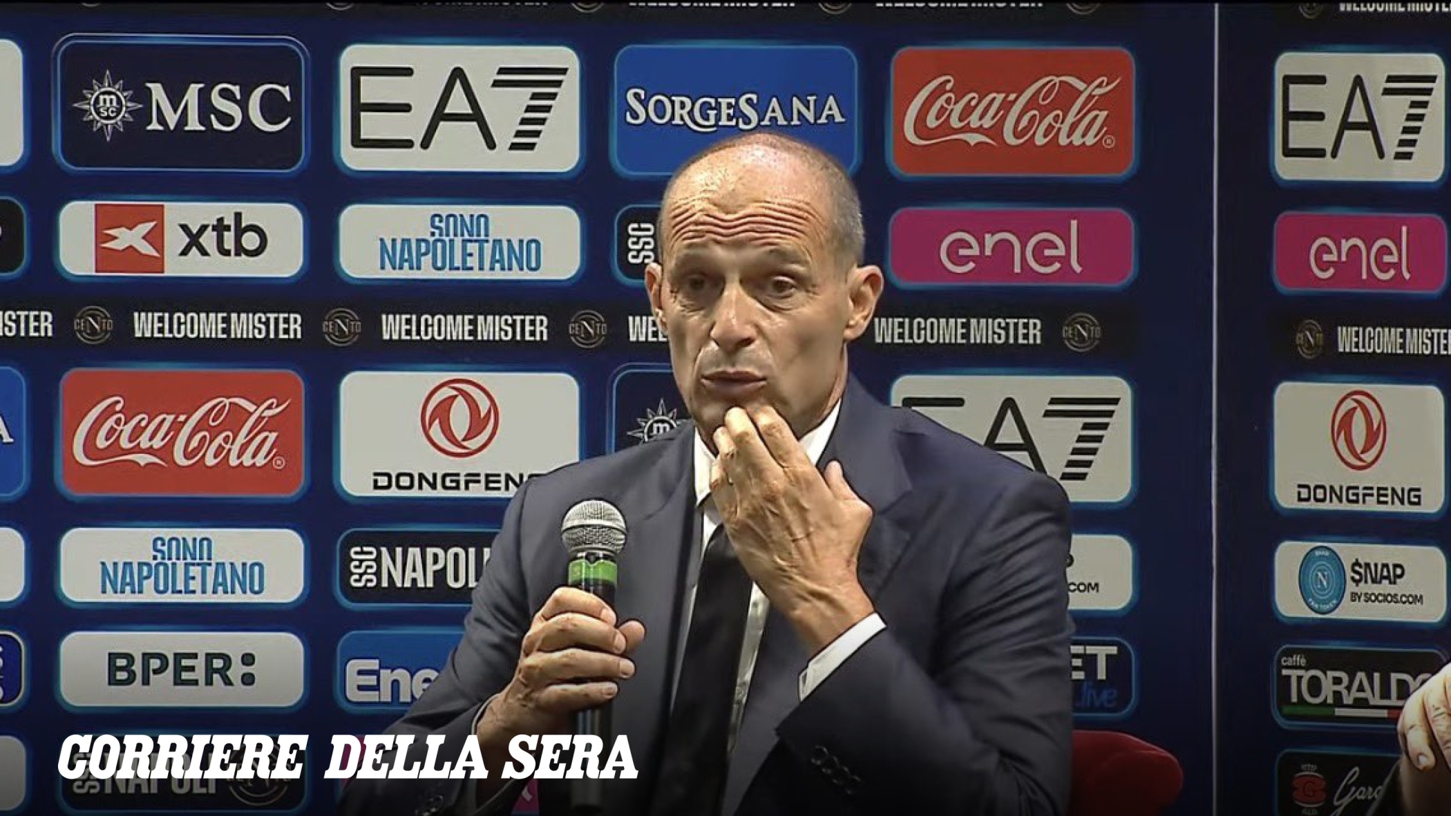Allegri: «Non sono al Napoli per una rivincita. Mai avuto contatti con la Nazionale. L'emozione? È normale, ma da domani si inizia il lavoro al meglio»