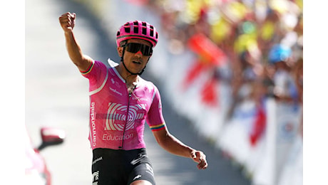 Tour de France, Carapaz trionfa nella 18ª tappa: fuga vincente a Orcières-Merlette