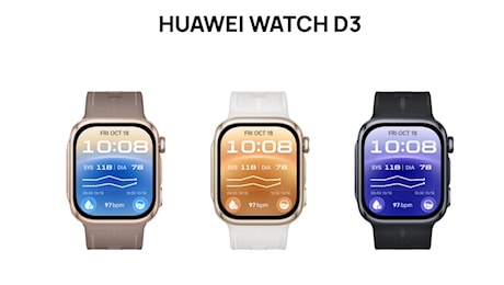 Huawei Watch D3 arriva in Italia: pressione misurata al polso con il manicotto gonfiabile
