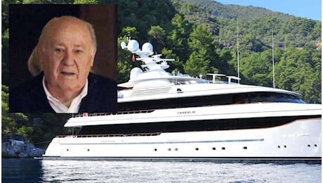 Yacht Amancio Ortega da 300 milioni incanta l’Isola d’Elba