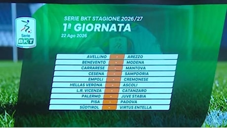 Calendario Serie B 2026/27, il via con Cesena-Sampdoria