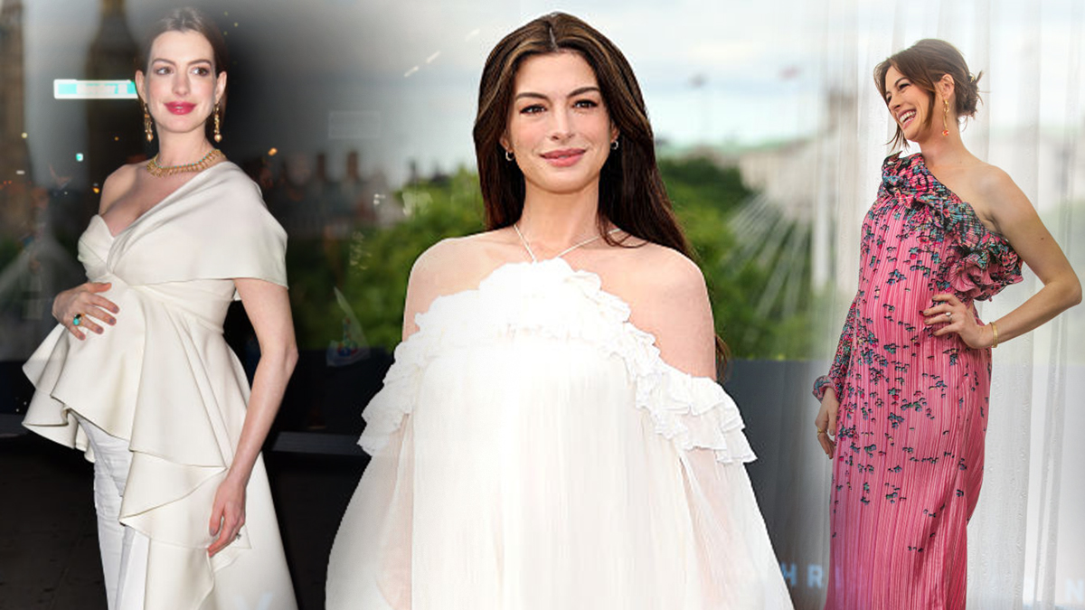 Anne Hathaway dalla prima all'ultima gravidanza: i look premaman di una diva