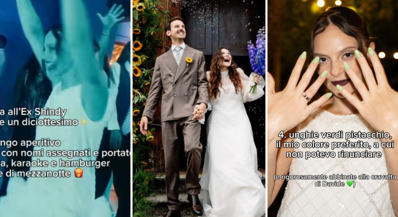 Naruto in chiesa, hamburger a mezzanotte, i nonni con le fedi e i girasoli in chiesa. Francesca Michielin e il matrimonio più originale dell'estate