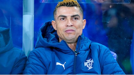 Ronaldo in panchina per 90 minuti col Portogallo: non accadeva dal 2008