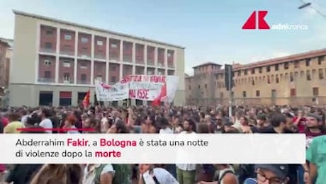 Caso Fakir, notte di violenza a Bologna: scontro manifestanti-polizia